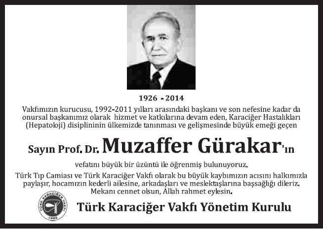 mgurakar vefat ilani